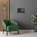 Praying State Trooper Thin Blue Line Prayer Flag-Praying Police Officer Canvas-Praying Sheriff Deputy.