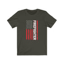 US Retired Firefighter Unisex Short Sleeve Shirt.
