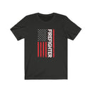 US Retired Firefighter Unisex Short Sleeve Shirt.