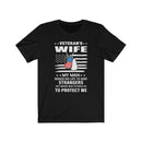 US Military Veteran's Wife Unisex Short Sleeve Shirt.