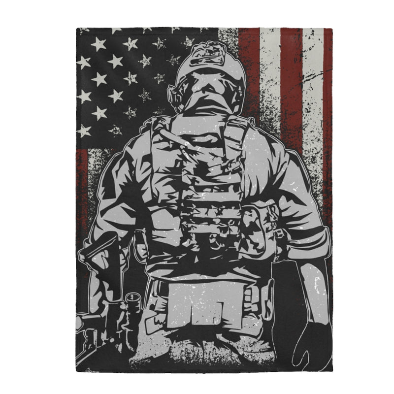 American Soldier Blanket-Soldier Gift.