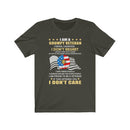 US Military I'M A Grumpy Veteran Unisex Short Sleeve Shirt.