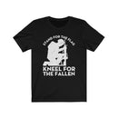 US Military Stand For The Flag Kneel For The Fallen Unisex Short Sleeve Shirt.