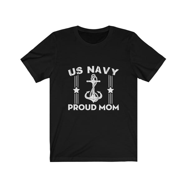 US Military Proud Mom Veteran Unisex Short Sleeve Shirt.