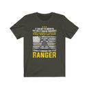 US Special Forces Ranger Veteran Unisex Short Sleeve Shirt.