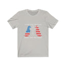 US Military Stand For The Flag Kneel For The Cross Unisex Short Sleeve Shirt.
