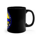 Police Officer Gift-Yellow Don't Tread on Me Coffee Mug-Thin Blue Line Coffee Cup.