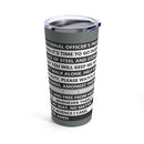 Thin Gray Line Prayer Flag-Correctional Officer Tumbler.