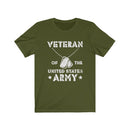 US Army Proud of Veteran of the United State Unisex Short Sleeve Shirt.