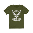 US Military I'M Proud Air Force Grandpa Unisex Short Sleeve Shirt.
