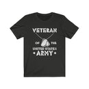 US Army Proud of Veteran of the United State Unisex Short Sleeve Shirt.