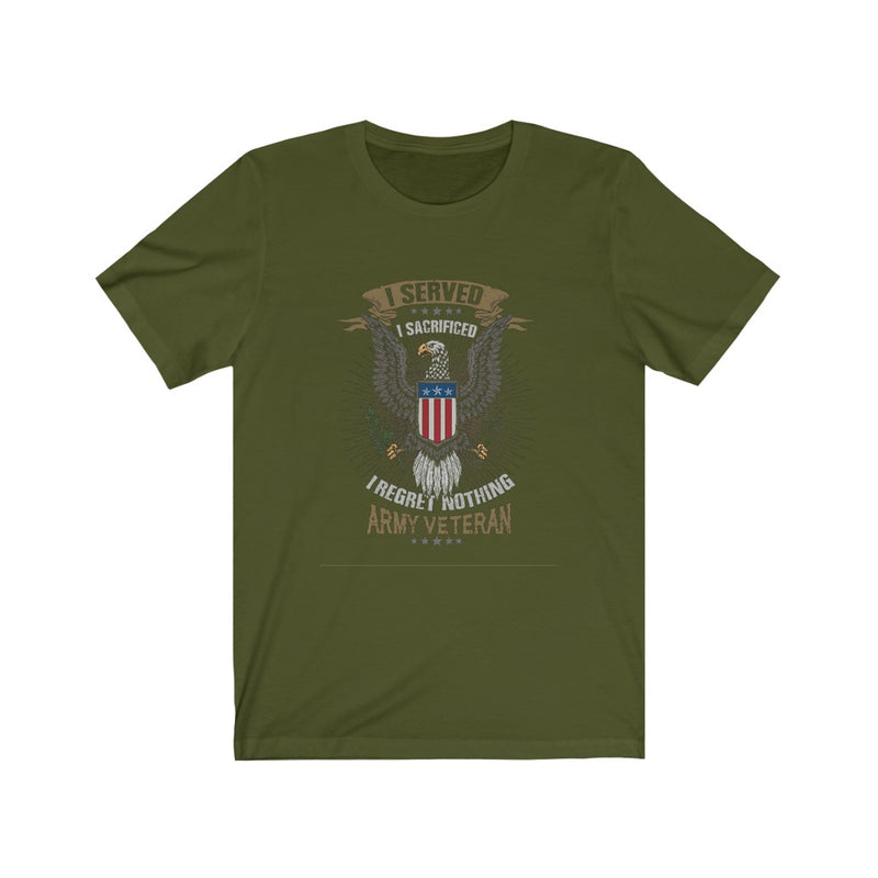 US Air Force I served Army Veteran Unisex Short Sleeve Shirt.