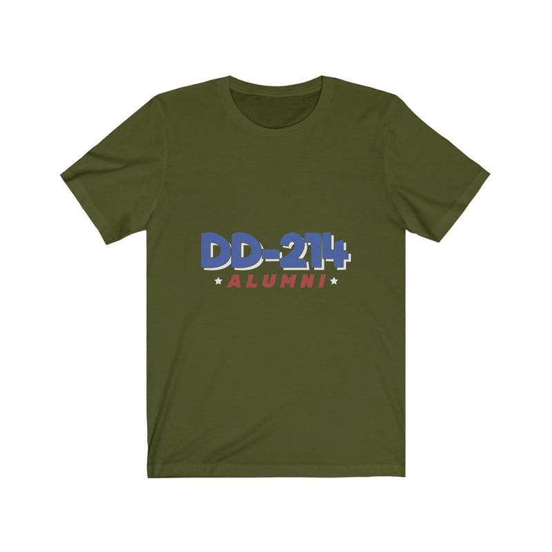 US Military Alumni T-Shirt for Proud Brave Retired Army Veterans Unisex Short Sleeve Shirt.