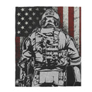American Soldier Blanket-Soldier Gift.