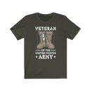 US Army Veteran of the United State Unisex Short Sleeve Shirt.