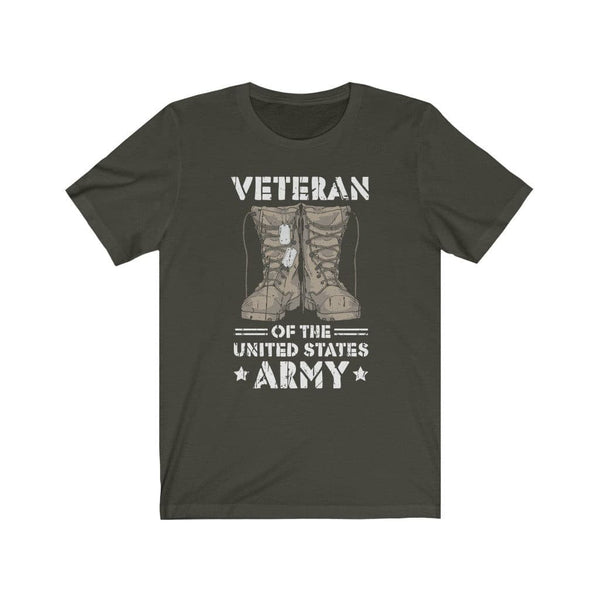 US Army Veteran of the United State Unisex Short Sleeve Shirt.