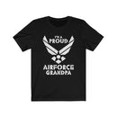 US Military I'M Proud Air Force Grandpa Unisex Short Sleeve Shirt.