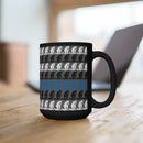 Large Praying State Trooper Coffee Mug-Praying Deputy Cup-Kneeling to Pray Police Officer Flag Cup.