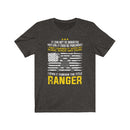 US Special Forces Ranger Veteran Unisex Short Sleeve Shirt.