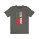 US Retired Firefighter Unisex Short Sleeve Shirt.