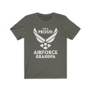US Military I'M Proud Air Force Grandpa Unisex Short Sleeve Shirt.