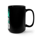 PTSD Awareness: I Wear Teal Black Mug 15oz - Spreading Empathy and Support
