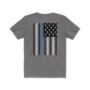 Praying State Trooper Flag T-Shirt-Praying Deputy Flag Shirt-Praying Police Officer T-Shirt-No Front Design.