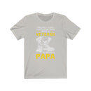 US Military Veteran Is Being A PAPA Military Unisex Short Sleeve Shirt.