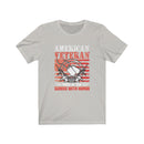 US Military American Veteran Made In USA Served With Honor Unisex Short Sleeve Shirt.