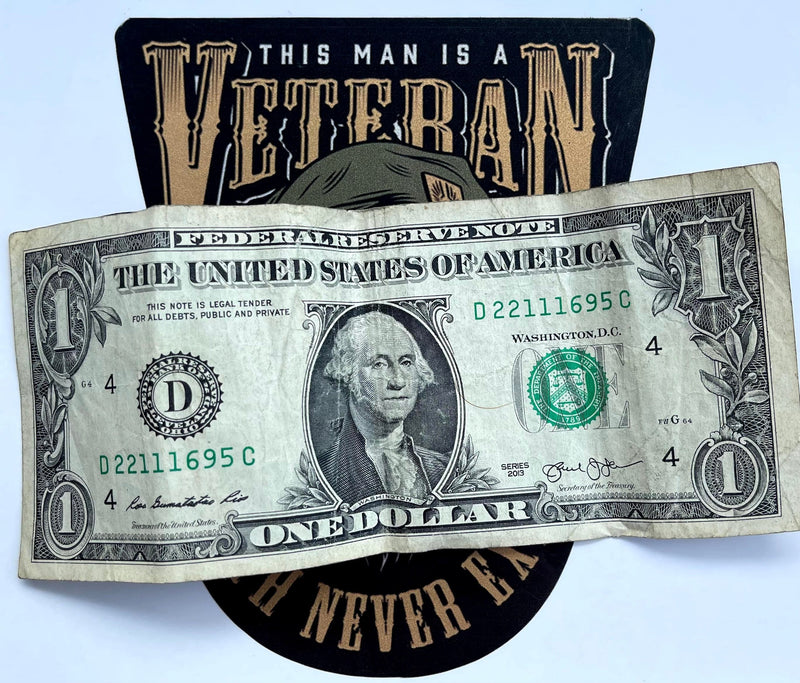 This Man Is A Veteran His Oath Never Expires Decal-Beret Skull With Beard.