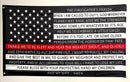 Firefighter Prayer Flag-Thin Red Line Pray Flag-The Firefighter's Prayer.
