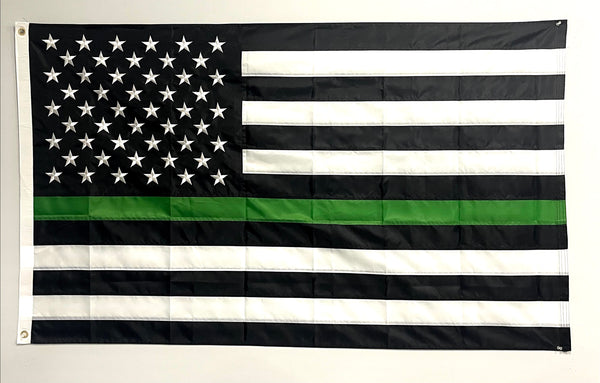 Military Flag-Thin Green Line.