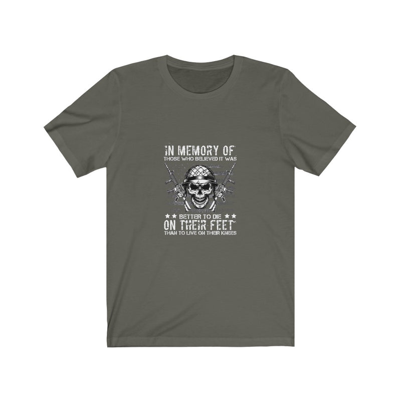 US Air Force In the memory of those who believed it Unisex Short Sleeve Shirt.