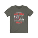 US Military This Is America We Eat Meat We Drink Beer Unisex Short Sleeve Shirt.
