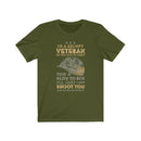 US Military Veteran The Good Fight A Grumpy Old Unisex Short Sleeve Shirt.