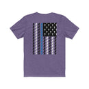 Praying State Trooper Flag T-Shirt-Praying Deputy Flag Shirt-Praying Police Officer T-Shirt-No Front Design.