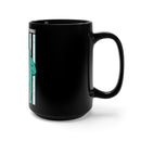 Recognize Invisible Wounds: Veteran PTSD Awareness Black Mug - 15oz