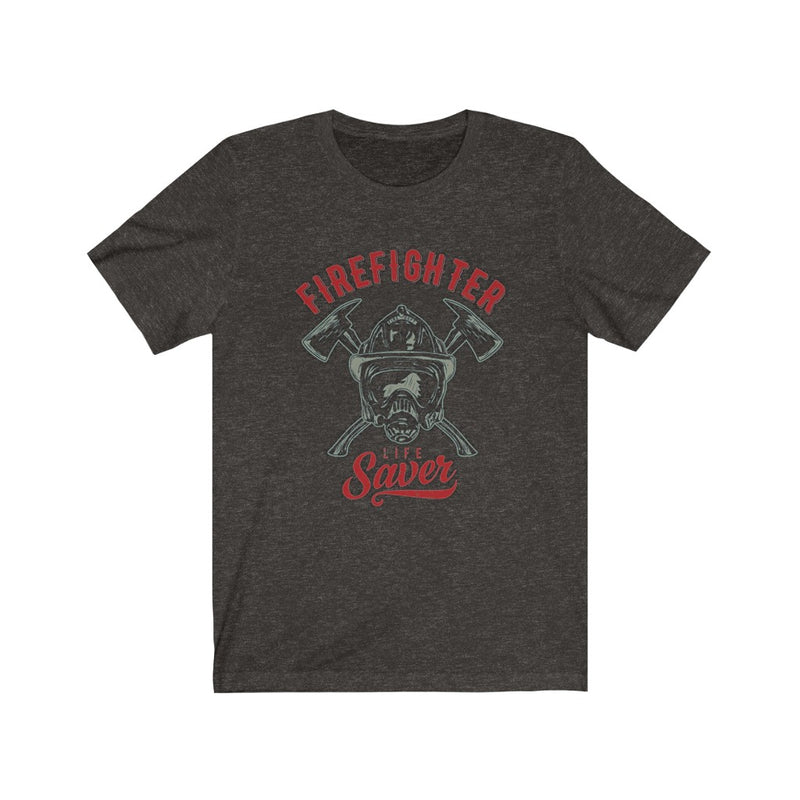 US Firefighter life Saver Unisex Short Sleeve Shirt.