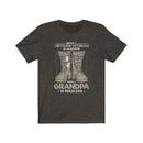 Proud Us Army Grandpa Men's Comfortable Unisex Short Sleeve Shirt.