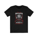 I'm a nice Firefighter Unisex Short Sleeve Shirt.