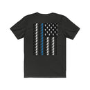 Praying State Trooper Flag T-Shirt-Praying Deputy Flag Shirt-Praying Police Officer T-Shirt-No Front Design.