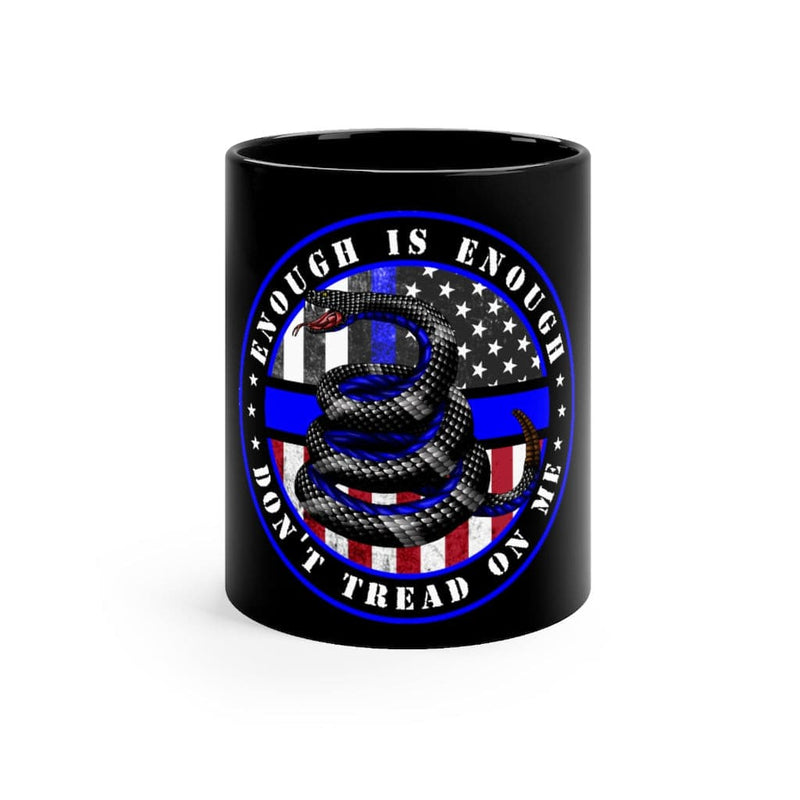 Police Officer Gift-Don't Tread on Me Coffee Mug-Thin Blue Line Coffee Cup.