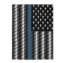 Praying Police Officer Blanket-Praying State Trooper Blanket-Praying Deputy Blanket-Police Prayer Flag.