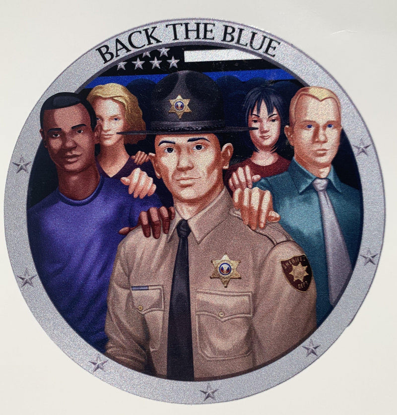 Back The Blue Deputy Decal.