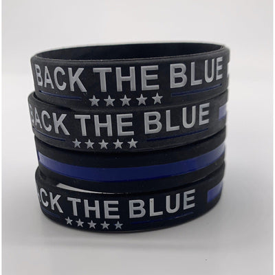Back the Blue Thin Blue Line Bracelet