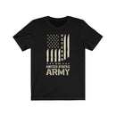 US Army Customized American Flag Veteran T-Shirt Gift for Military Police Unisex Short Sleeve Shirt.