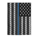 Praying Police Officer Blanket-Praying State Trooper Blanket-Praying Deputy Blanket-Police Prayer Flag.