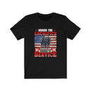US Military Honor The Sacrifice Remember The Service Unisex Short Sleeve Shirt.