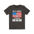 US Military Proud Mom Unisex Short Sleeve Shirt.