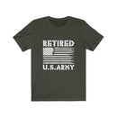 US Army Retired Military Gift Veteran Unisex Short Sleeve Shirt.